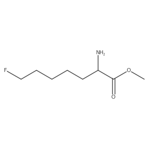 Methyl 2-amino-7-fluoroheptanoate Structure