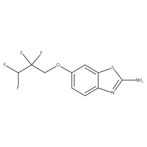 6-(2,2,3,3-Tetrafluoropropoxy)-1,3-benzothiazol-2-amine Structure