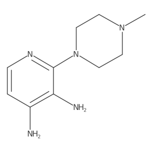 2-(4-Methylpiperazin-1-yl)pyridine-3,4-diamine结构式
