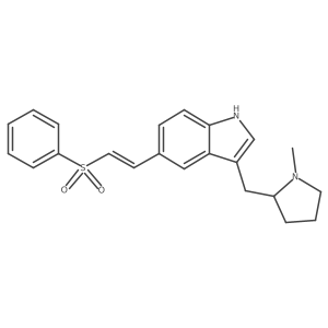 (R)-3-((1-Methylpyrrolidin-2-yl)methyl)-5-(2-(phenylsulfonyl)vinyl)-1H-indole Structure