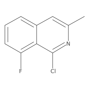 1-Chloro-8-fluoro-3-methylisoquinoline Structure