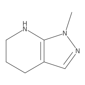 1-Methyl-4,5,6,7-tetrahydro-1H-pyrazolo[3,4-b]pyridine Structure