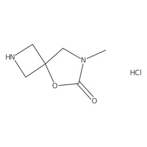 7-Methyl-5-oxa-2,7-diazaspiro[3.4]octan-6-one hydrochloride结构式