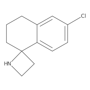 6'-chloro-3',4'-dihydro-2'H-spiro[azetidine-2,1'-naphthalene] Structure