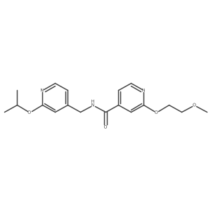 N-((2-isopropoxypyridin-4-yl)methyl)-2-(2-methoxyethoxy)isonicotinamide Structure