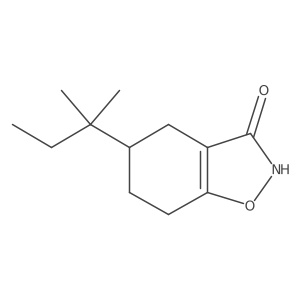 5-(2-Methylbutan-2-yl)-4,5,6,7-tetrahydro-1,2-benzoxazol-3-ol Structure