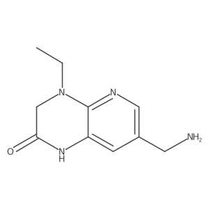 7-(Aminomethyl)-4-ethyl-1H,2H,3H,4H-pyrido[2,3-b]pyrazin-2-one Structure