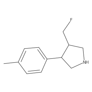 3-(Fluoromethyl)-4-(p-tolyl)pyrrolidine Structure