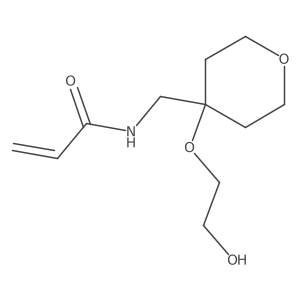 N-{[4-(2-hydroxyethoxy)oxan-4-yl]methyl}prop-2-enamide Structure