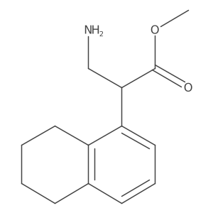 Methyl 3-amino-2-(5,6,7,8-tetrahydronaphthalen-1-yl)propanoate Structure