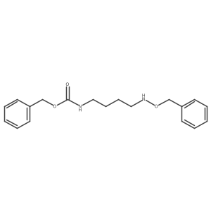 (4-Benzyloxyaminobutyl)carbamic acid benzyl ester结构式