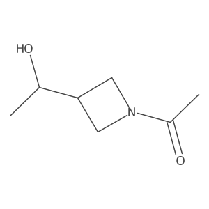 1-{3-[(1R)-1-hydroxyethyl]azetidin-1-yl}ethan-1-one Structure