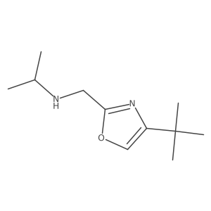 [(4-Tert-butyl-1,3-oxazol-2-yl)methyl](propan-2-yl)amine结构式