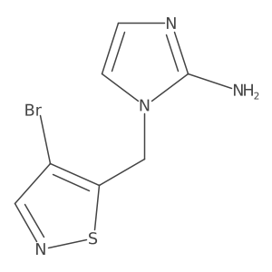 1-[(4-bromo-1,2-thiazol-5-yl)methyl]-1H-imidazol-2-amine Structure