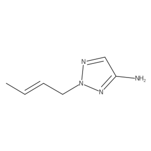 2-(but-2-en-1-yl)-2H-1,2,3-triazol-4-amine Structure