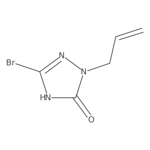 1-Allyl-3-bromo-1h-1,2,4-triazol-5-ol结构式