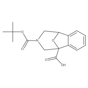 3-(Tert-Butoxycarbonyl)-2,3,4,5-Tetrahydro-1H-1,5-Epoxybenzo[D]Azepine-1-Carboxylic Acid Structure