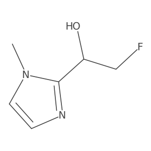 2-fluoro-1-(1-methyl-1H-imidazol-2-yl)ethan-1-ol Structure