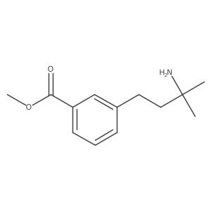 Methyl 3-(3-amino-3-methylbutyl)benzoate Structure