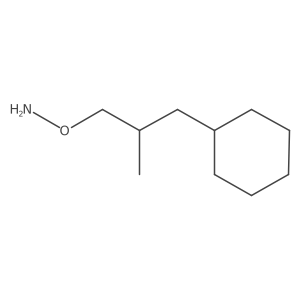 O-(3-cyclohexyl-2-methylpropyl)hydroxylamine结构式