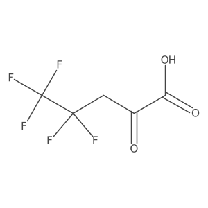4,4,5,5,5-Pentafluoro-2-oxopentanoic acid Structure