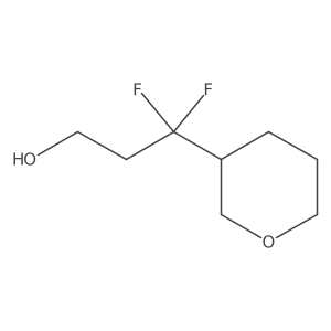 3,3-Difluoro-3-(oxan-3-yl)propan-1-ol Structure