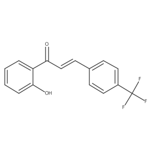 1-(2-Hydroxyphenyl)-3-(4-(trifluoromethyl)phenyl)prop-2-en-1-one Structure
