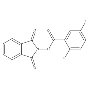 1,3-dioxo-2,3-dihydro-1H-isoindol-2-yl 2,5-difluorobenzoate结构式