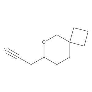 2-(6-Oxaspiro[3.5]nonan-7-YL)acetonitrile Structure