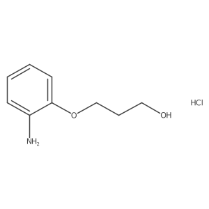 3-(2-Aminophenoxy)propan-1-ol hydrochloride结构式