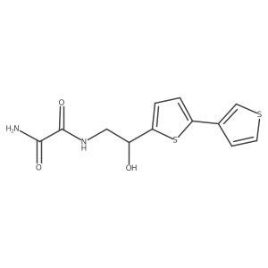 N1-(2-([2,3'-bithiophen]-5-yl)-2-hydroxyethyl)oxalamide Structure