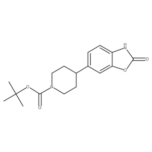 tert-Butyl 4-(2-oxo-2,3-dihydrobenzo[d]oxazol-6-yl)piperidine-1-carboxylate结构式