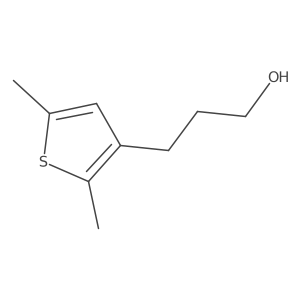 3-(2,5-Dimethylthiophen-3-yl)propan-1-ol Structure