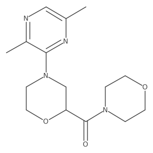 4-(3,6-Dimethylpyrazin-2-yl)-2-(morpholine-4-carbonyl)morpholine Structure