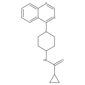 N-[1-(quinazolin-4-yl)piperidin-4-yl]cyclopropanecarboxamide Structure