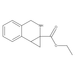 ethyl 5H,6H,6aH,7H,7aH-cyclopropa[c]isoquinoline-6a-carboxylate结构式
