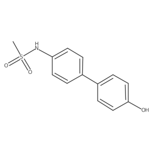 N-(4'-hydroxybiphenyl-4-yl)-methanesulfonamide结构式