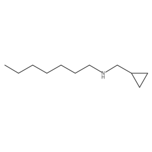 N-Heptylcyclopropanemethanamine结构式