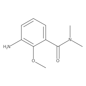 3-amino-2-methoxy-N,N-dimethylbenzamide结构式