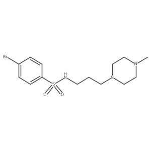 4-bromo-N-(3-(4-methylpiperazin-1-yl)propyl)benzenesulfonamide Structure