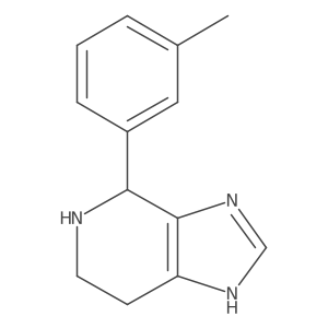 4,5,6,7-Tetrahydro-4-(3-methylphenyl)-3H-imidazo[4,5-c]pyridine Structure