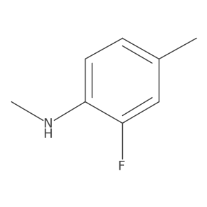 2-Fluoro-n,4-dimethylaniline Structure