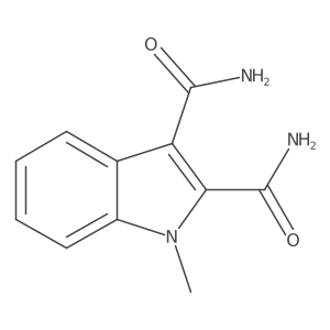 1H-Indole-2,3-dicarboxamide, 1-methyl-结构式