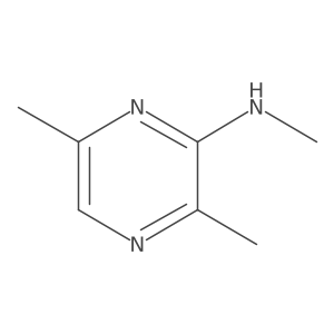 N,3,6-trimethylpyrazin-2-amine结构式