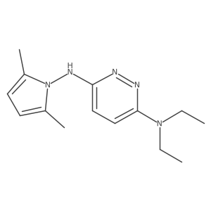 N6-(2,5-Dimethyl-1H-pyrrol-1-yl)-N3,N3-diethyl-3,6-pyridazinediamine Structure