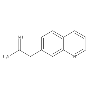 2-(Quinolin-7-yl)ethanimidamide Structure