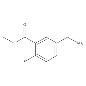 Methyl 5-(aminomethyl)-2-fluorobenzoate Structure
