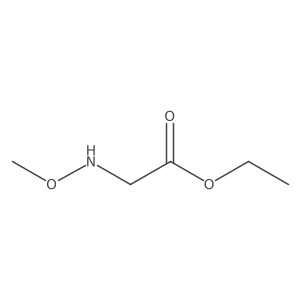 Ethyl 2-methoxyaminoacetate Structure