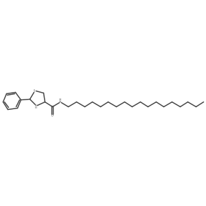 (4R)-N-Octadecyl-2-phenyl-4-thiazolidinecarboxamide Structure