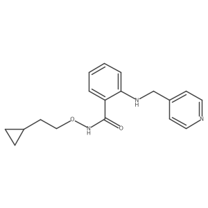 N-(2-Cyclopropylethoxy)-2-[(4-pyridinylmethyl)amino]benzamide Structure